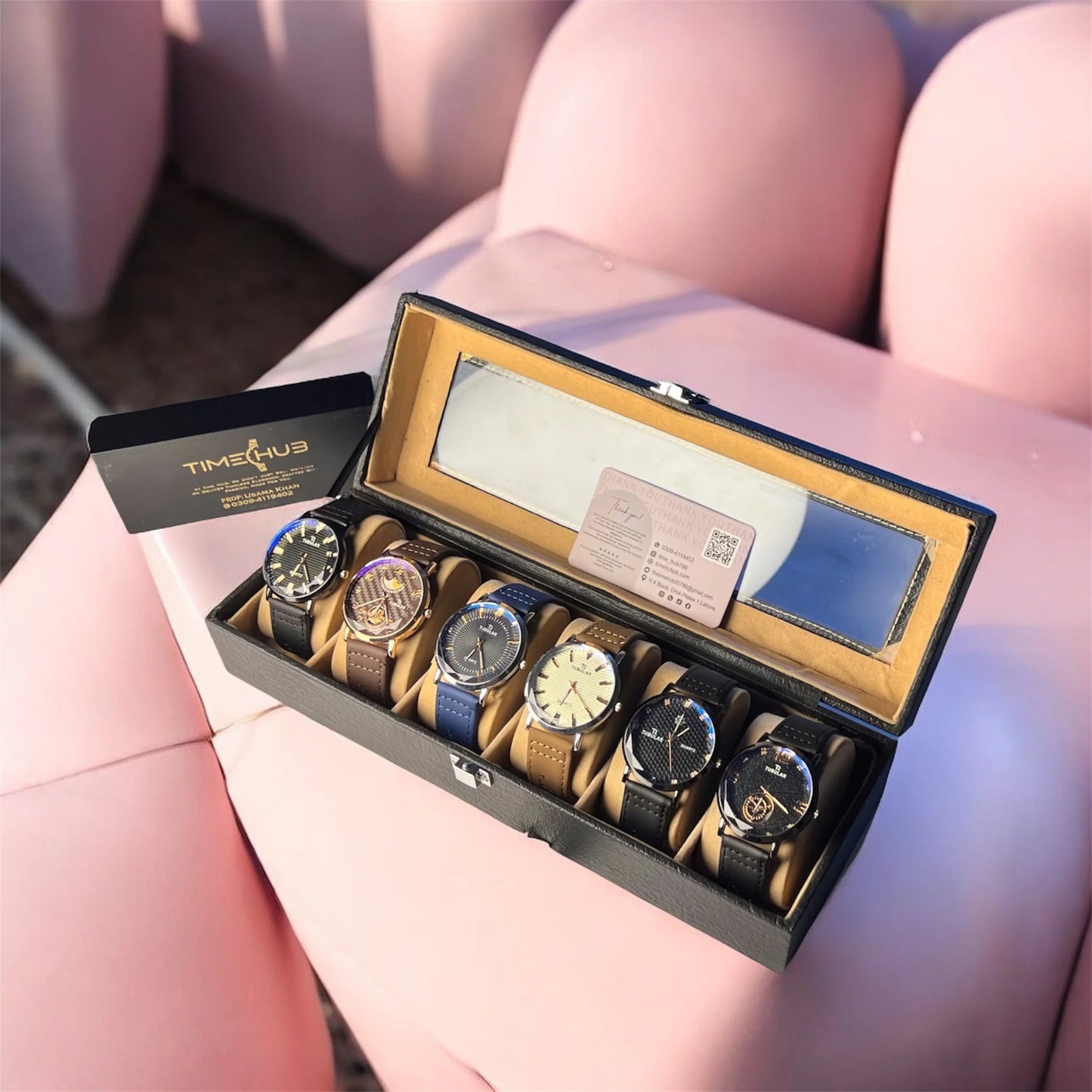 Premium Tubular Strap Men’s Watch – Free Delivery & Gift Box | Time Hub