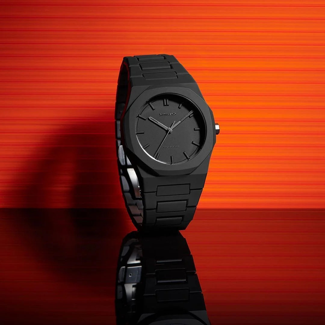 Black Aura – Premium Arabic Dial Watch with Master Lock | Free Delivery in Pakistan