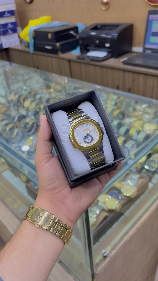 AP Watch 2tone color chain watch